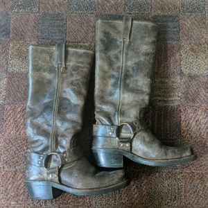 Frye harness boots